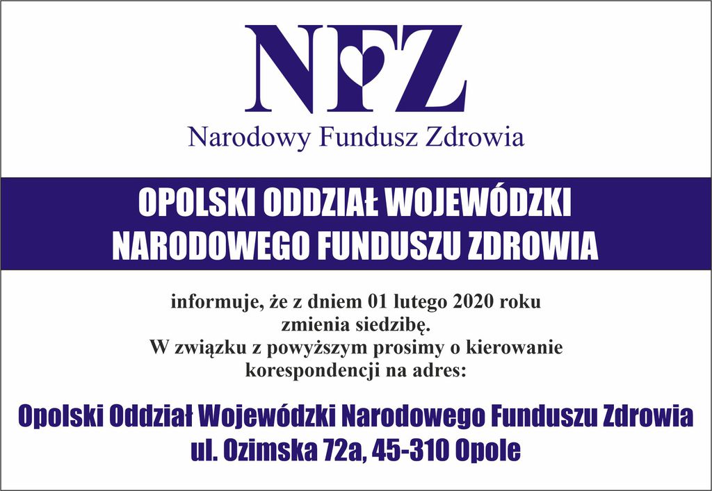 NFZ Opole zmiana siedziby.jpeg